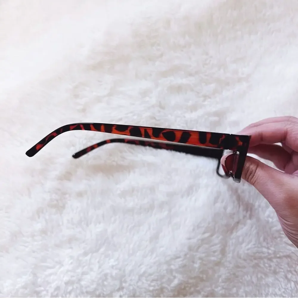 Vincent Brown Rectangular Classic Reader Glasses - Picture 3 of 9